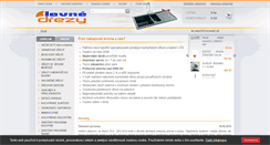Desktop Screenshot of levne-drezy.cz